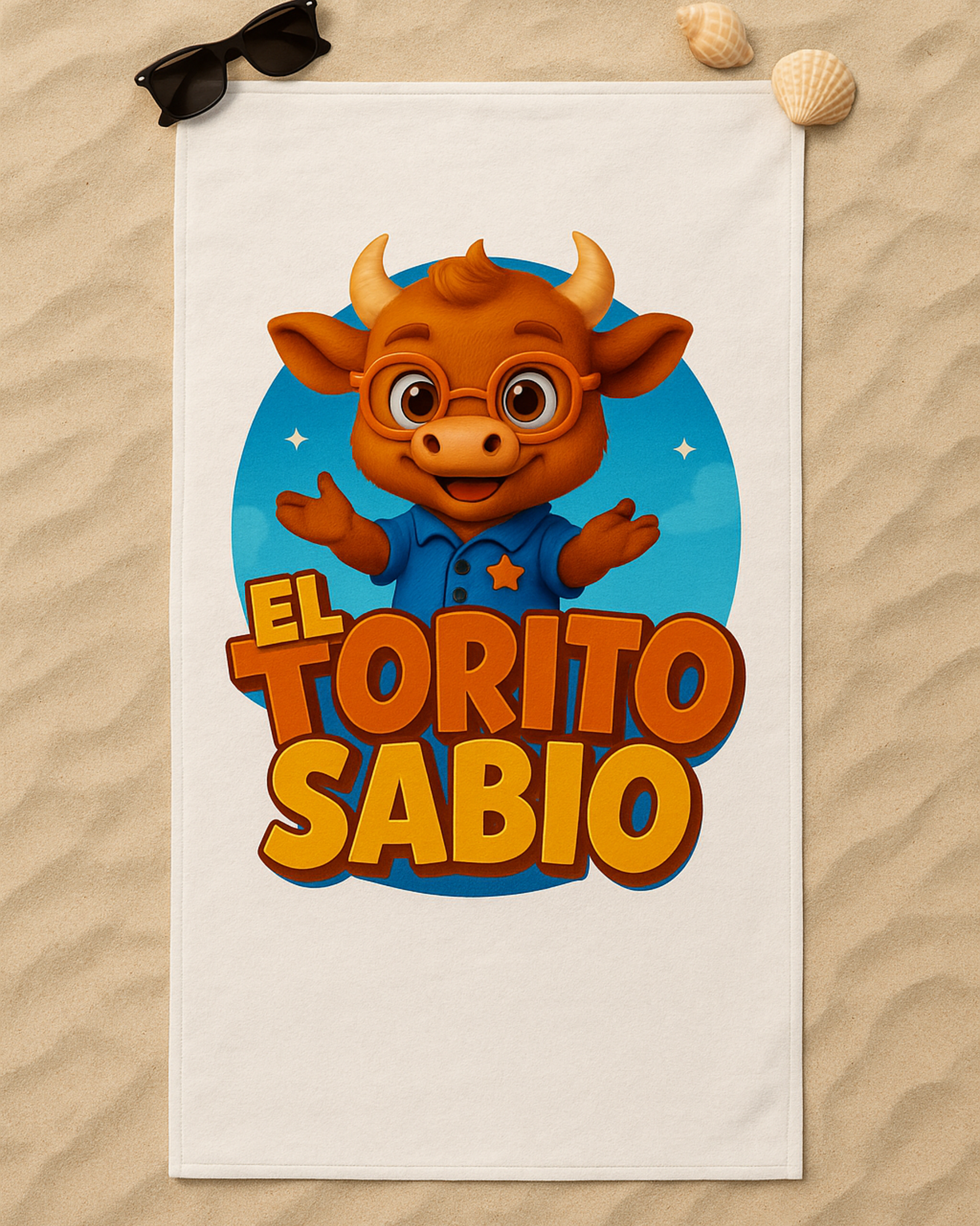 Toalla de Playa “El Torito Sabio” – Edición Aventura