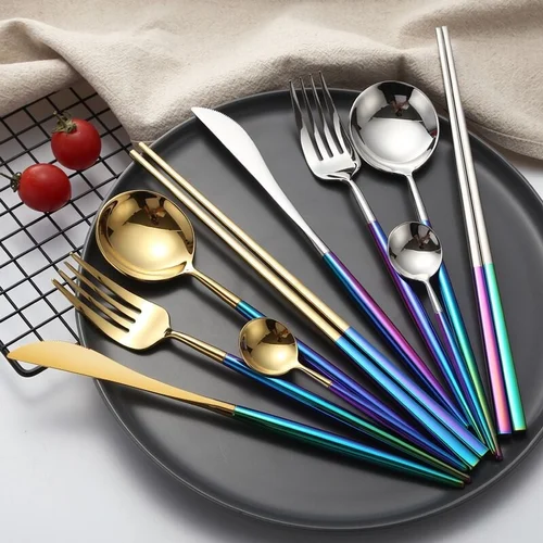 Rainbow Cutlery Set