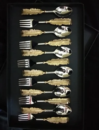 Antique Fork and Spoon Set of 12