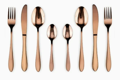 Copper Plated Cutlery Set