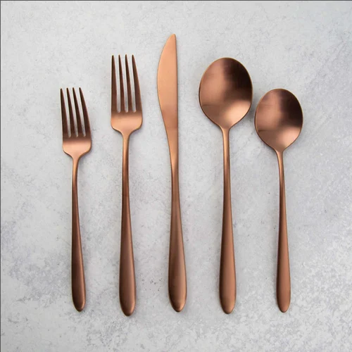 Copper Cutlery Set