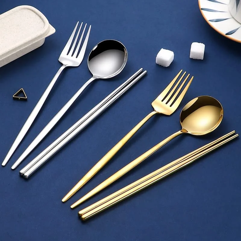 Brass Cutlery Set