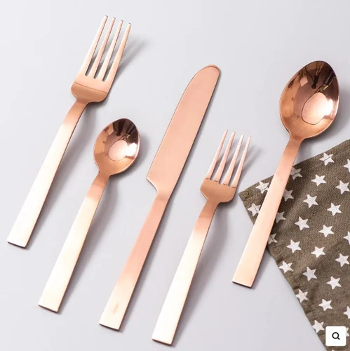 Copper Cutlery Set