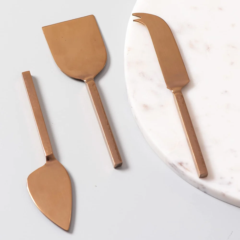 Copper Cheese Set