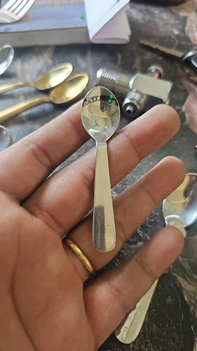 Silver Resin Spoon