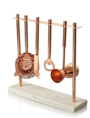 Copper Steel Barware