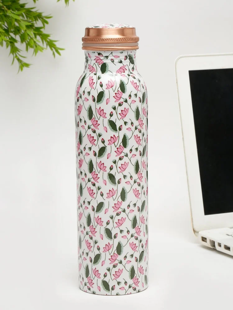 Printed Copper Water Bottle