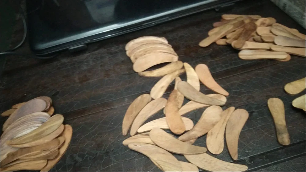 Wooden Cosmetic Spatula