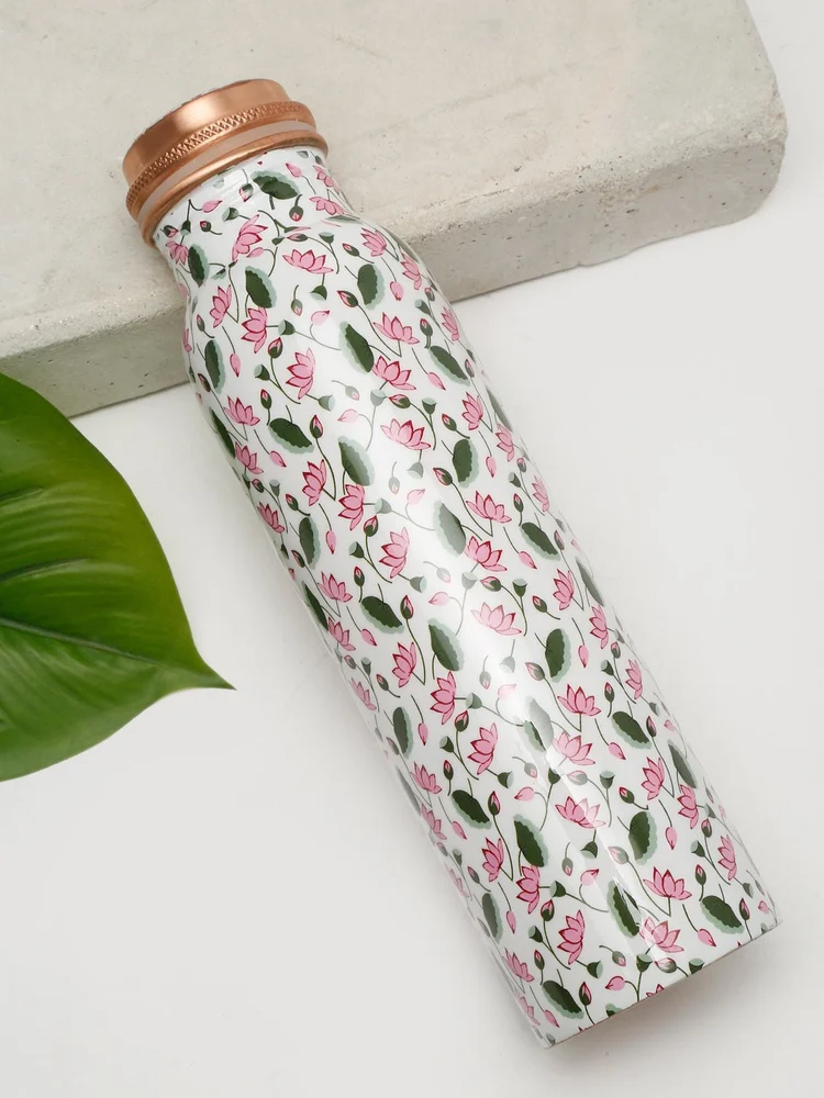 Printed Copper Water Bottle