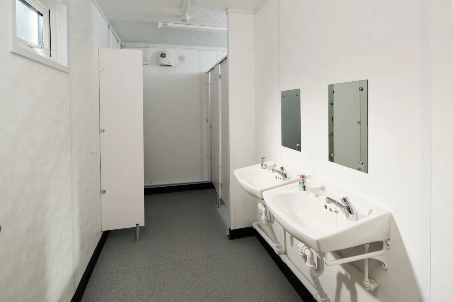 32ft x 10ft Steel Anti-Vandal Canteen/2+1 Toilet