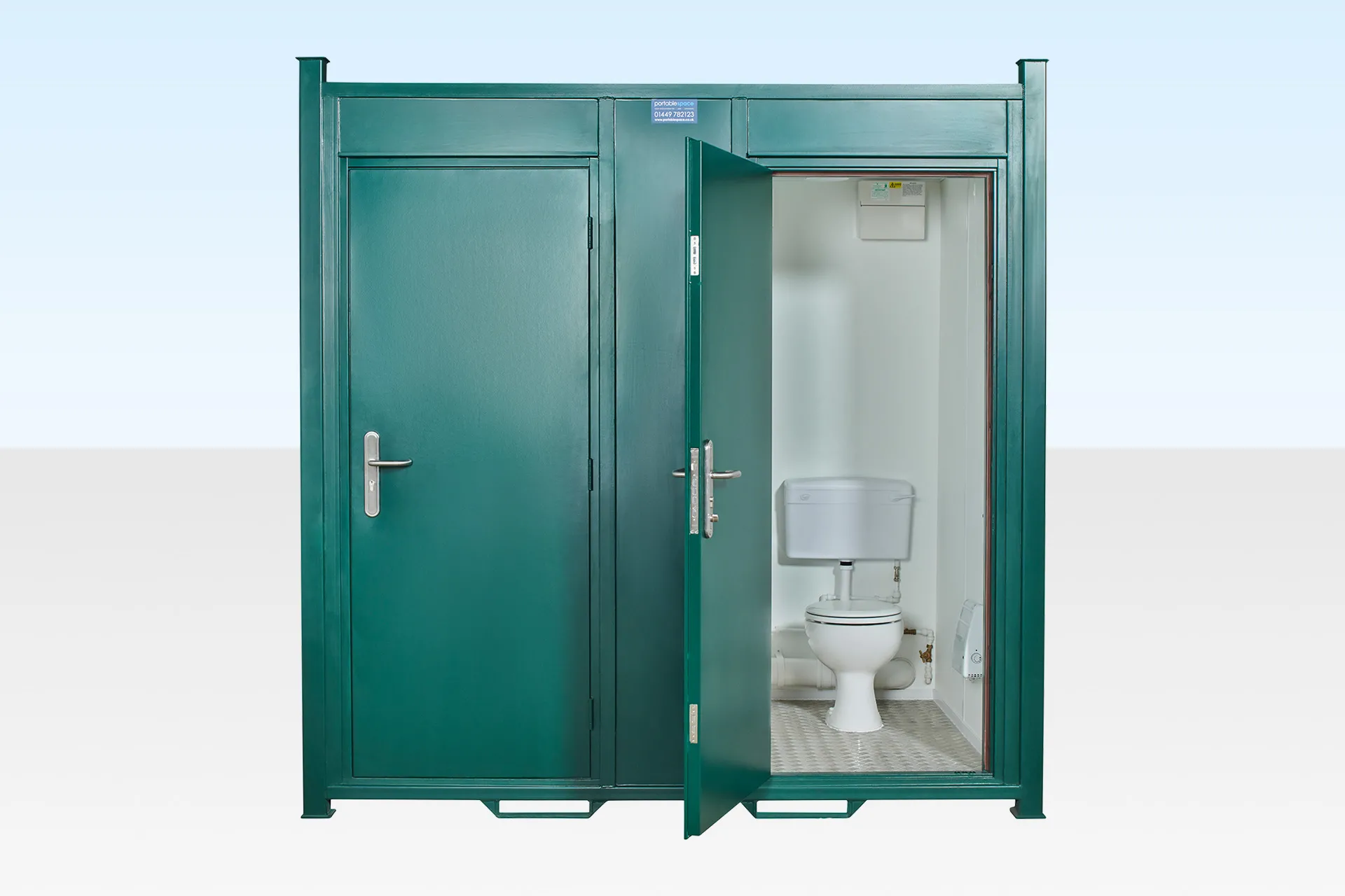 Steel AV Twin (1+1) Toilet