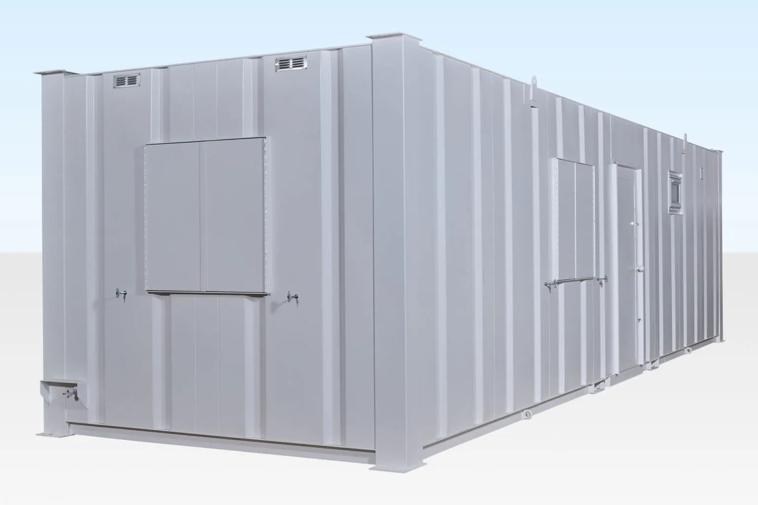 32ft x 10ft Steel Anti-Vandal Canteen/2+1 Toilet