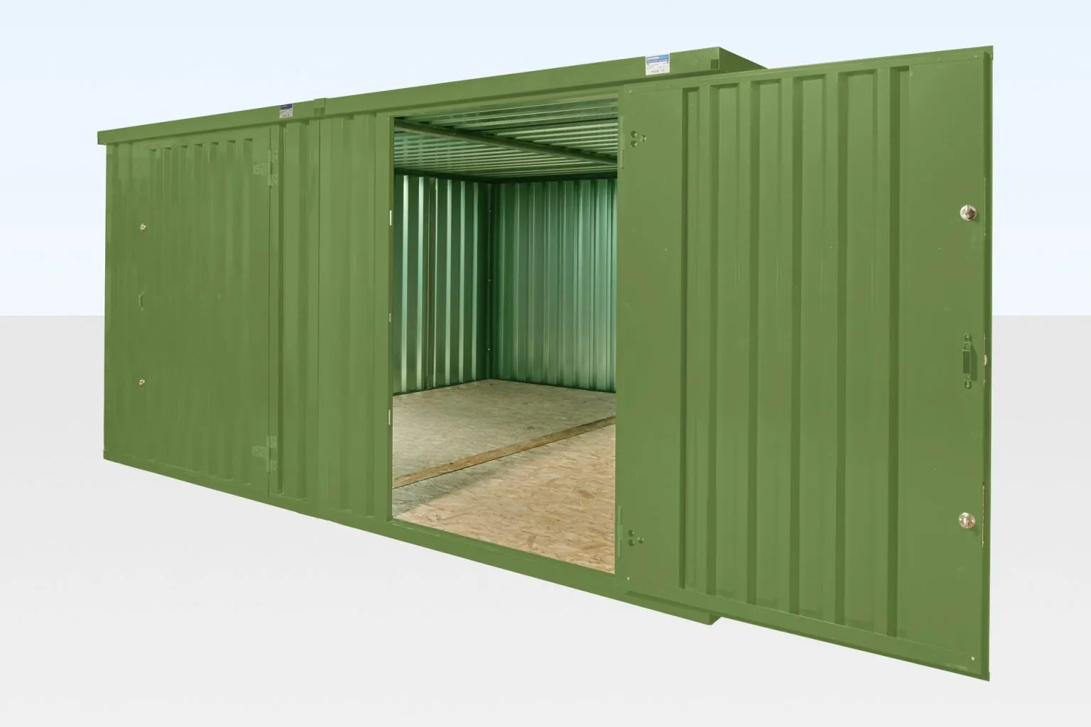 4m x 4.2m Side Linked Flat Pack Container Bundle (Custom Colour)