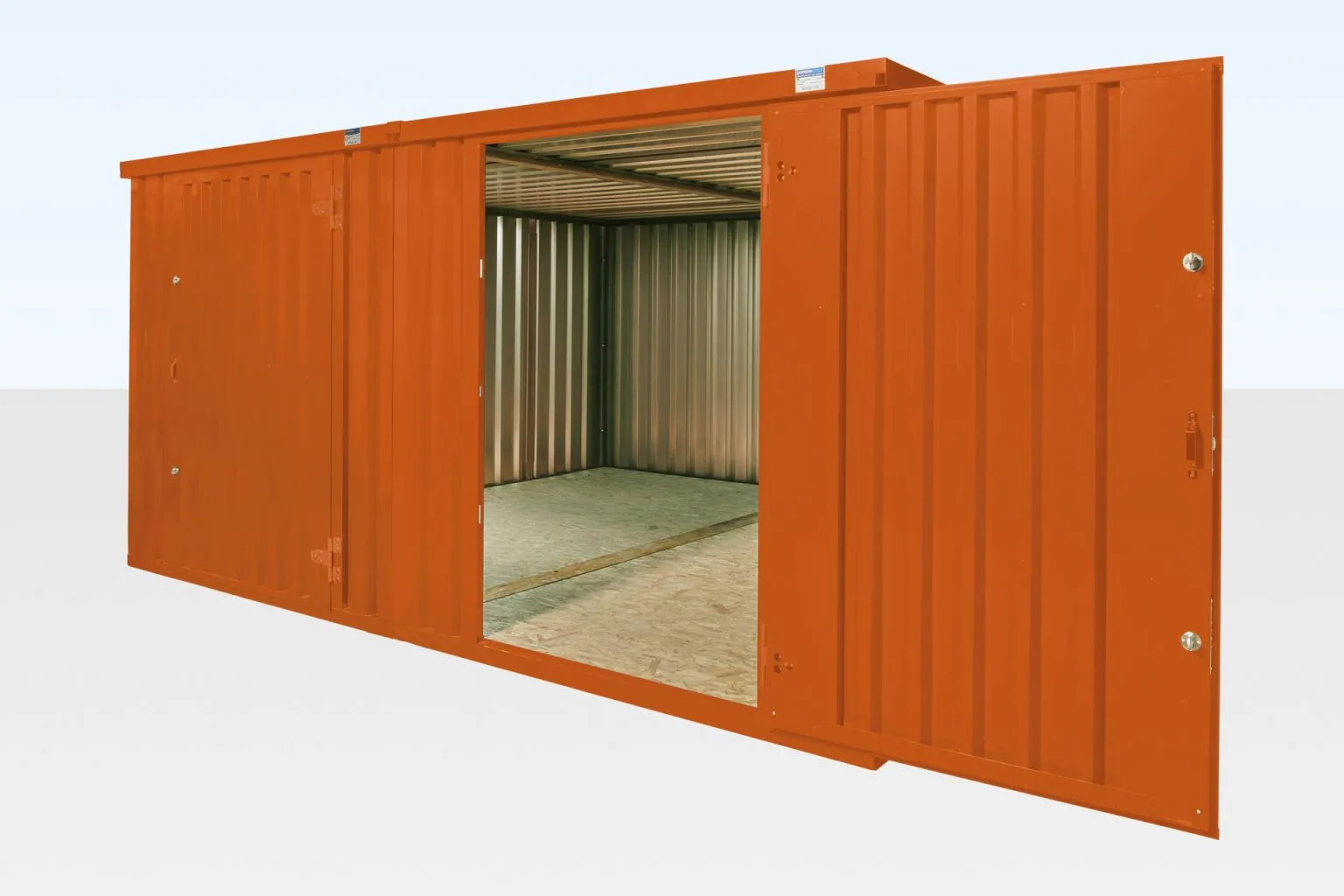4m x 4.2m Side Linked Flat Pack Container Bundle (Custom Colour)