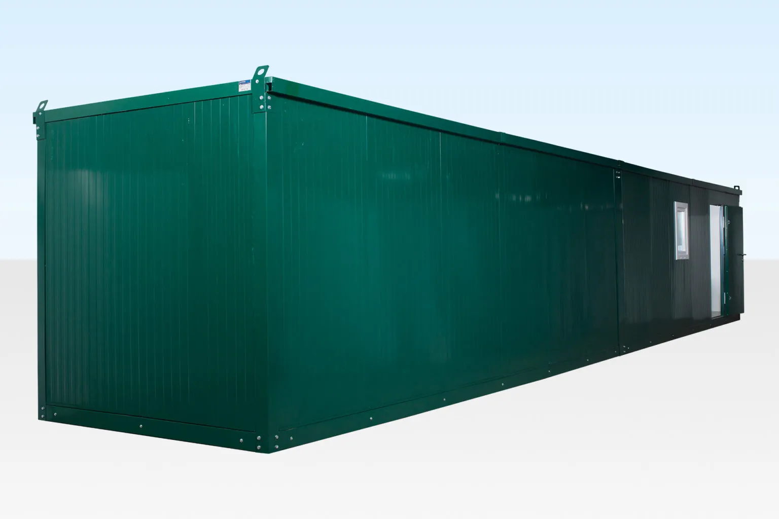 8.6m x 2.3m End Linked Flat Pack Office