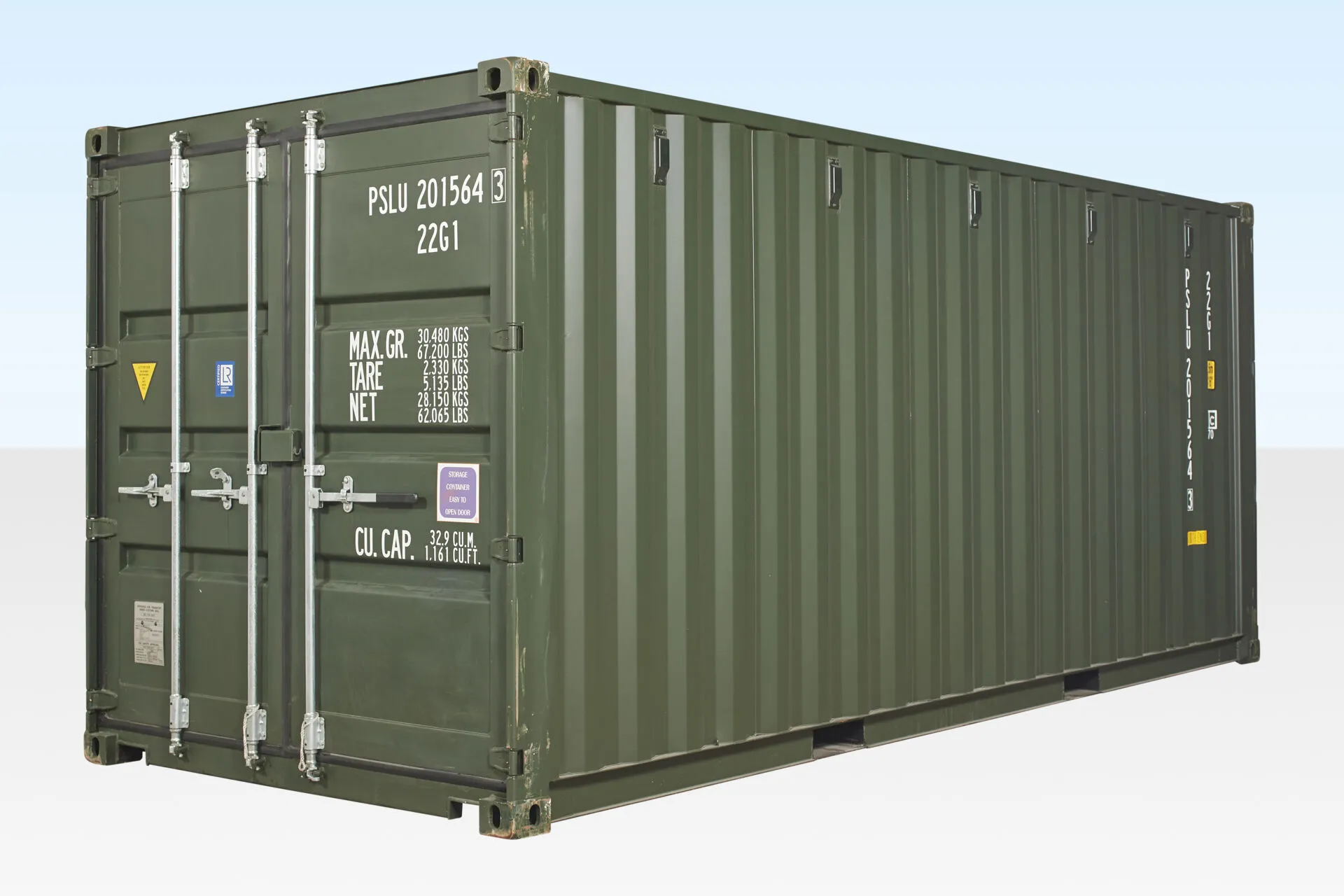 20ft x 8ft Tunnel Container (Double End Door) One Trip