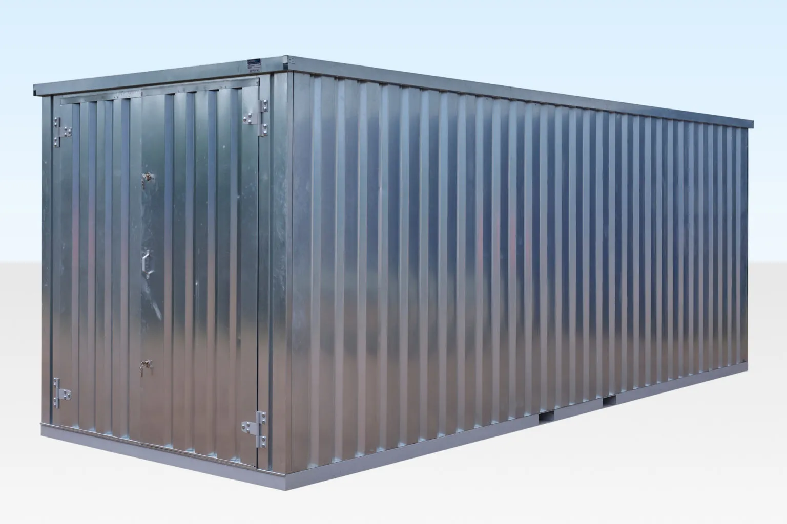 6m XL Flat Pack Container Store – Galvanised