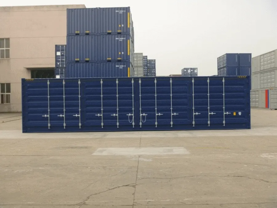 40ft High Cube (9′ 6″ high) Full Side Access Container