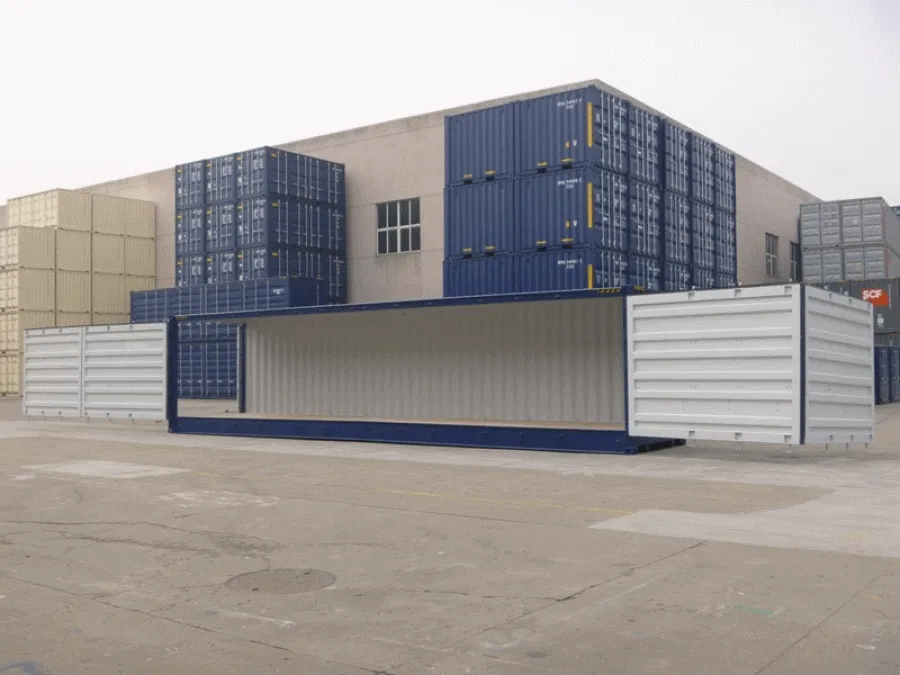 40ft High Cube (9′ 6″ high) Full Side Access Container