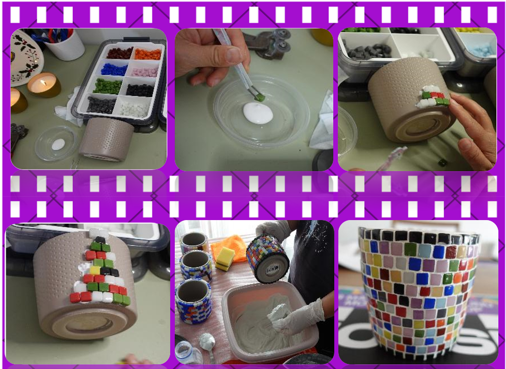 Mozaik Saksı WorkShop