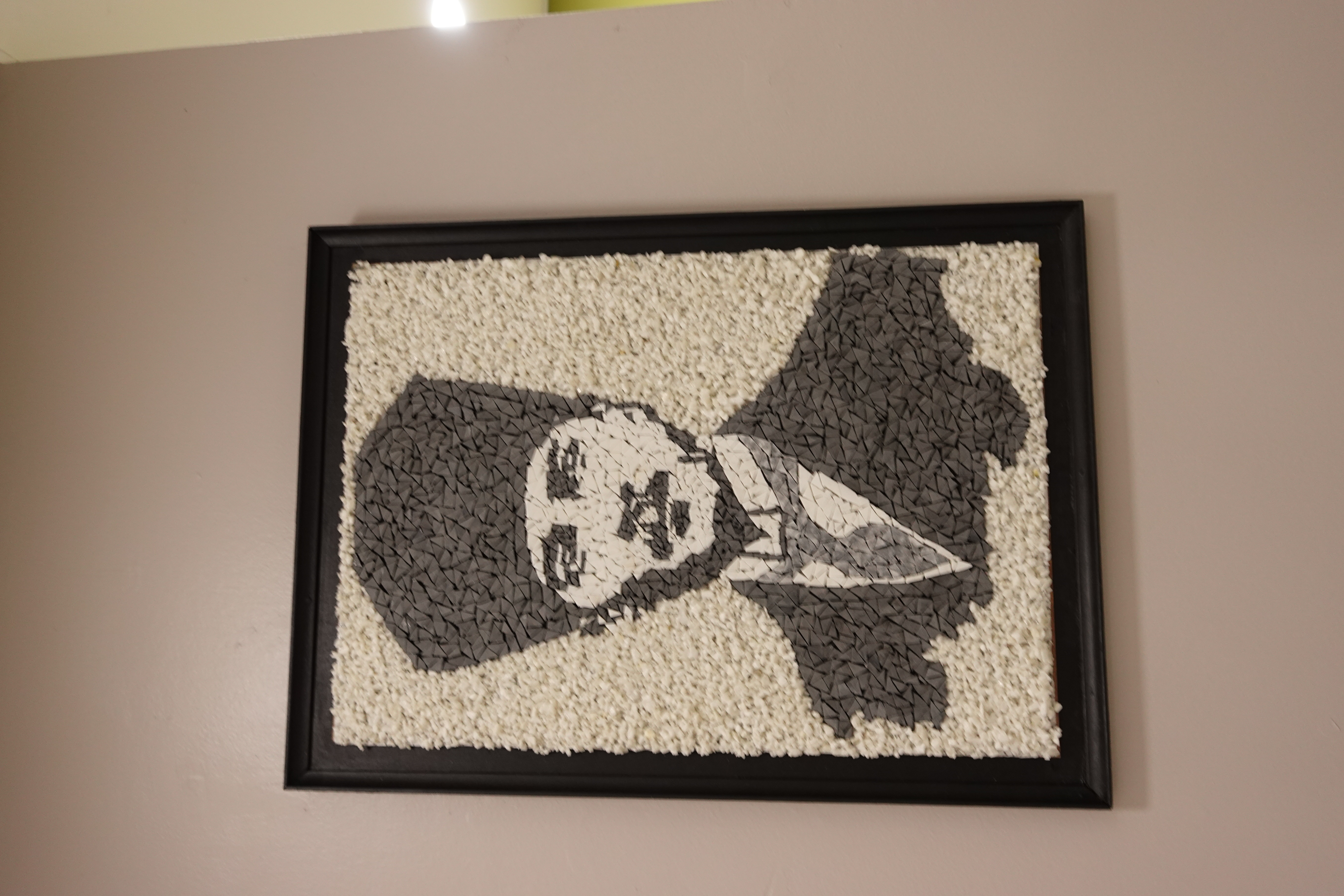 Doğal taş Mozaik Atatürk Portresi