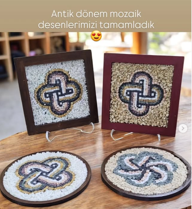 Antik Desen Mozaik Çalışması WorkShop