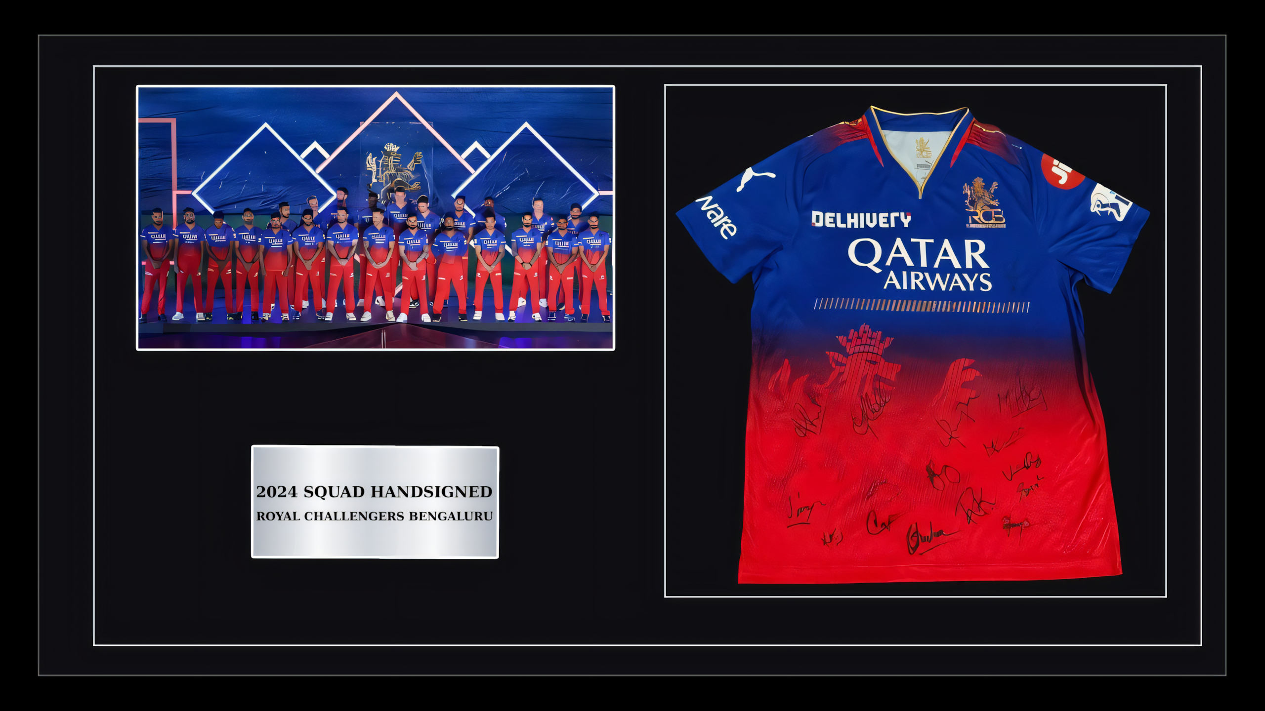 RCB 2024 Squad Hand-signed Jersey 