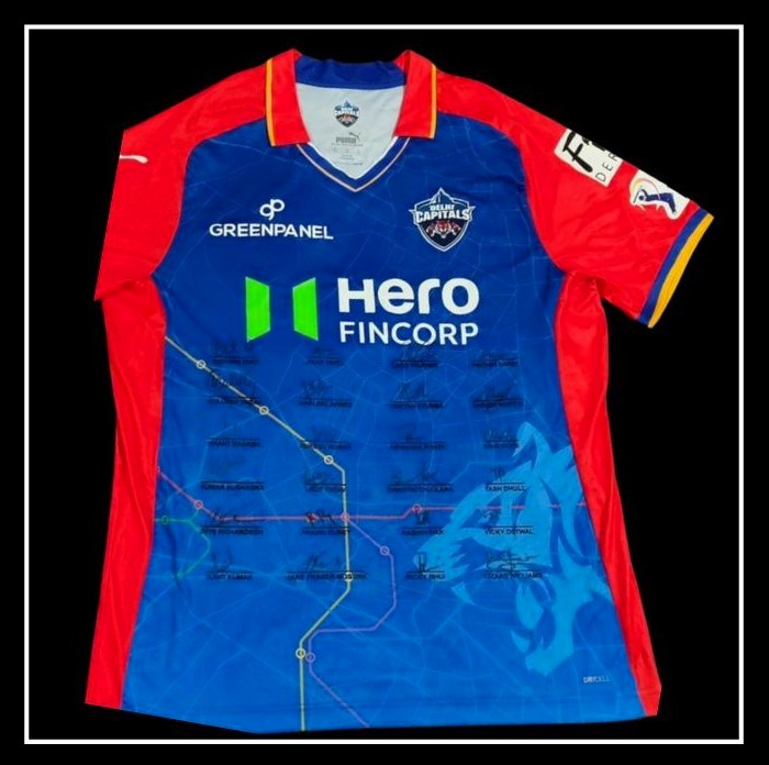 Delhi Capitals Squad Signed Jersey (Limited Edition)