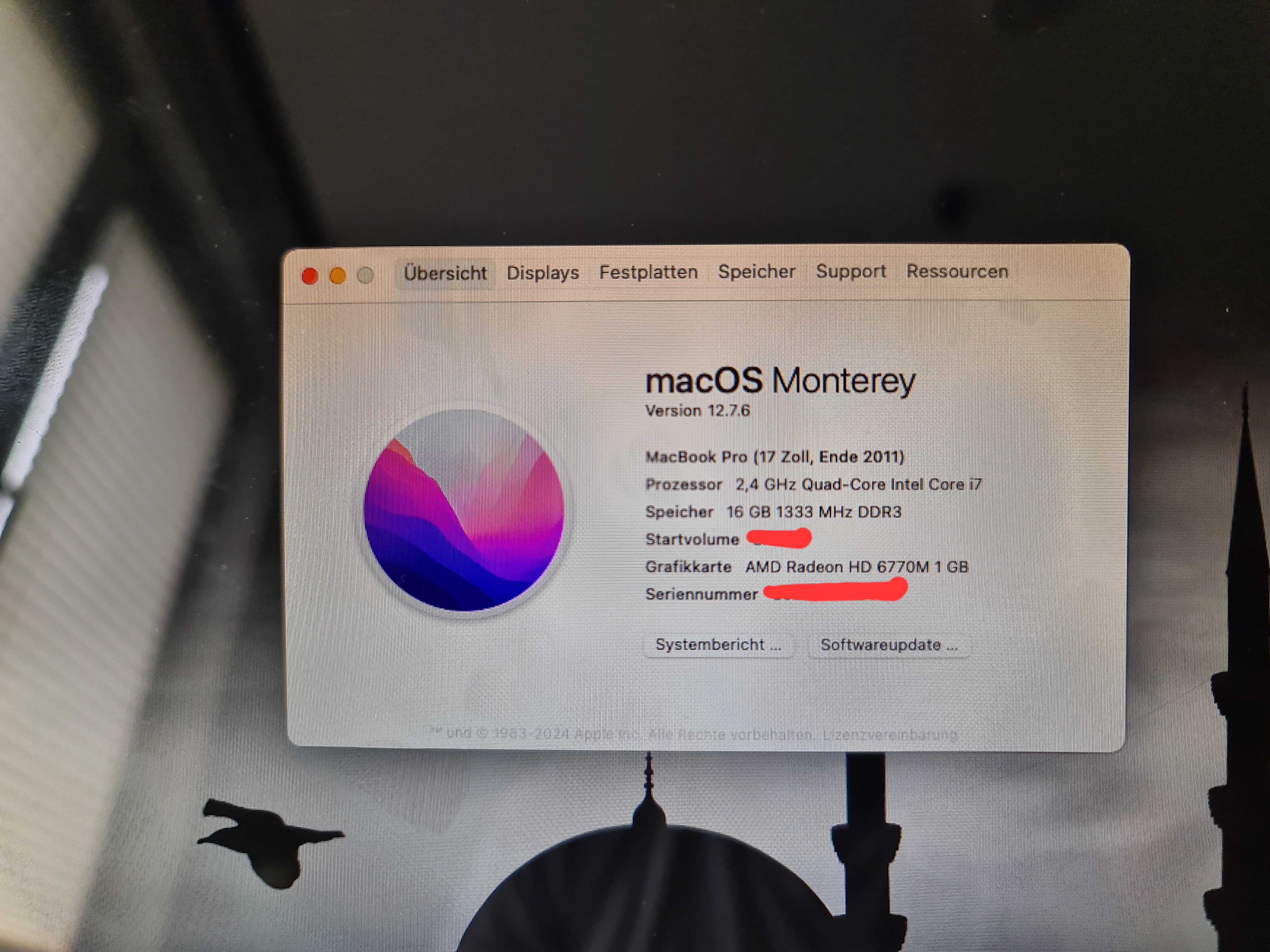 Macbook Pro 17 Zoll Ende 2011 