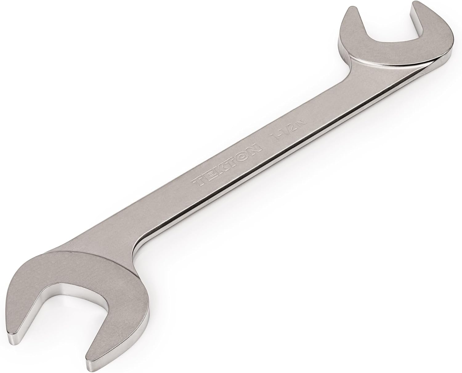 Wrench, Combination, With 1-1/2” 30DEG Angle Head Open End x 1-1/2” 60DEG Angle Head Open End, OAL 14.3IN, AISI 4140 Alloy Steel Materials, Nickel Plated Finish. Manufacturer: TEKTON-1. Mfr Part #: WAE83238
