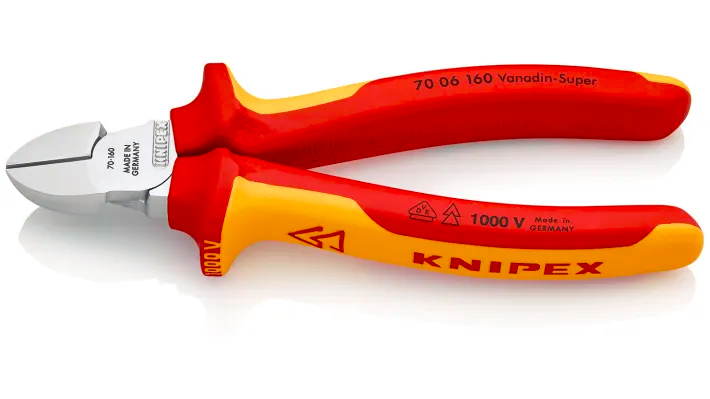 Knipex Knipex VDE/1000V Insulated Diagonal Cutter RS Stock No.: 158-5338
