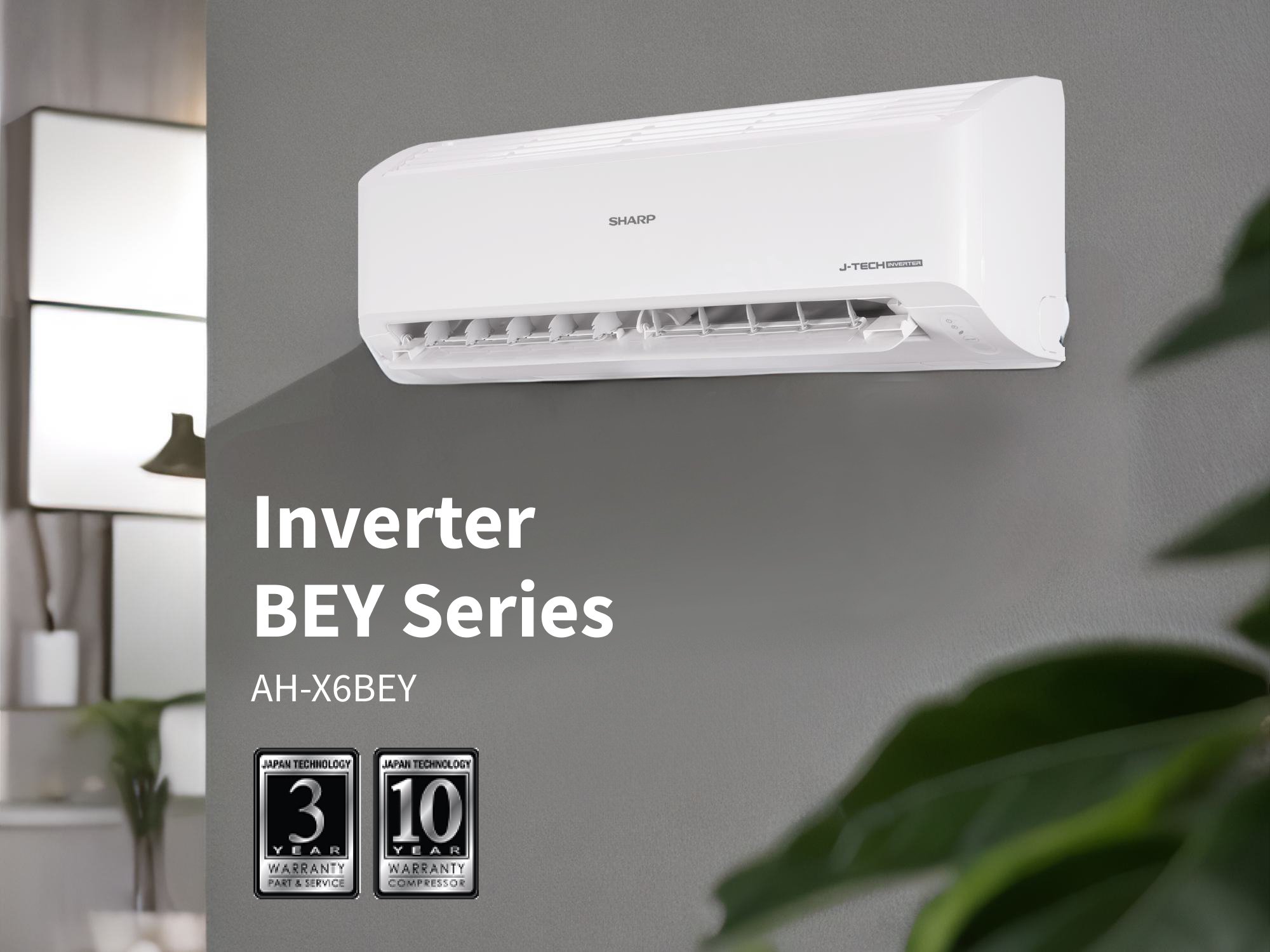 Sharp Inverter BEY Series AH-X6BEY