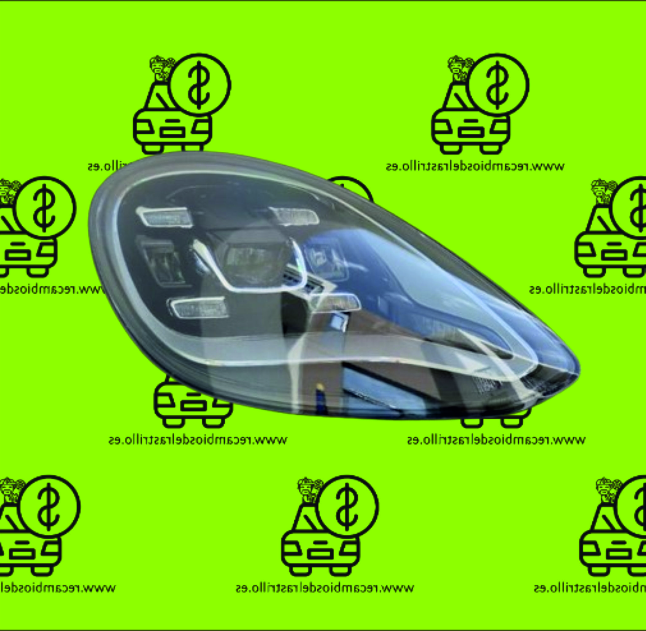 🔥Faros Derecho LED Porsche Panamera (971)🔥