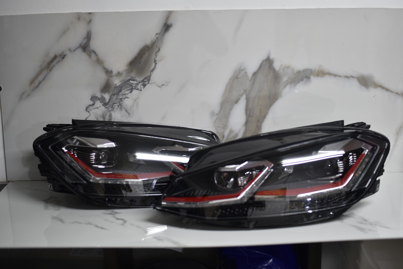 Pareja Faros Volkswagen Golf GTI MK7.5