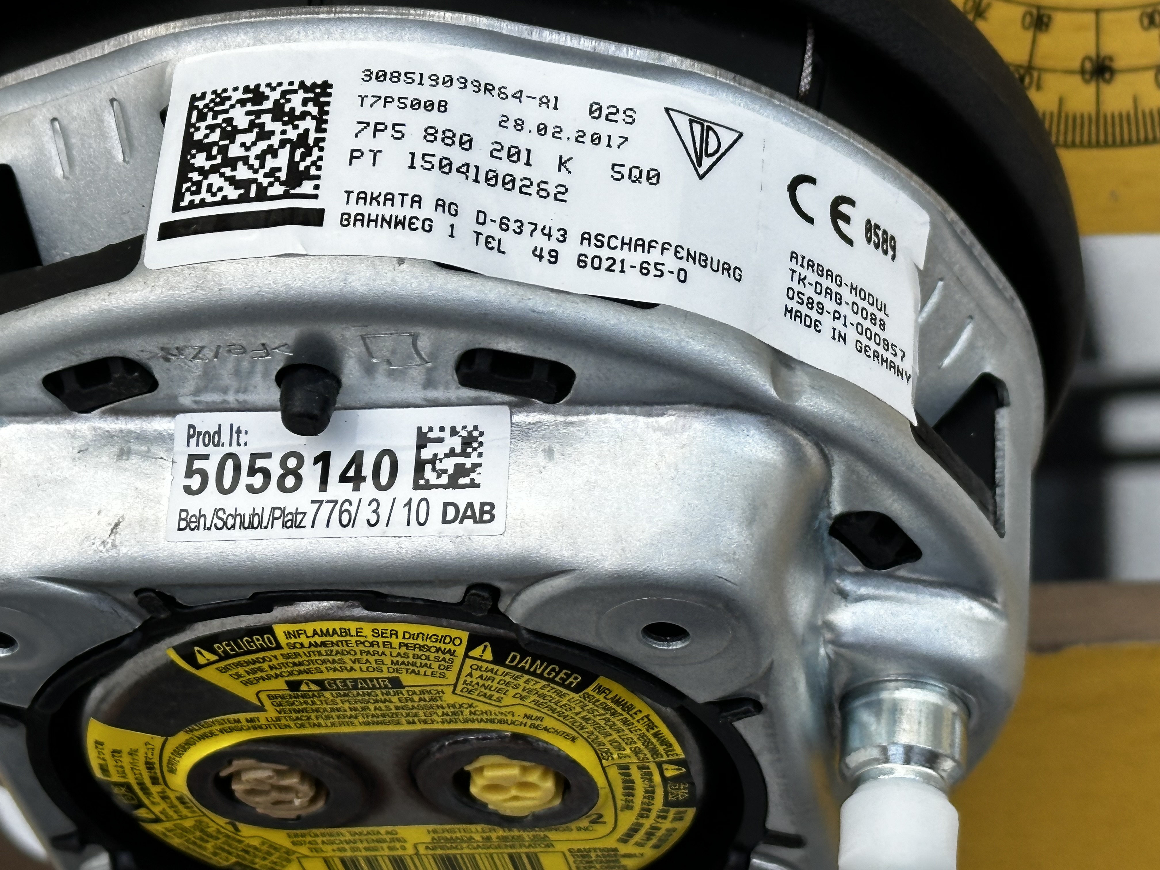 Airbag de Volante Porsche