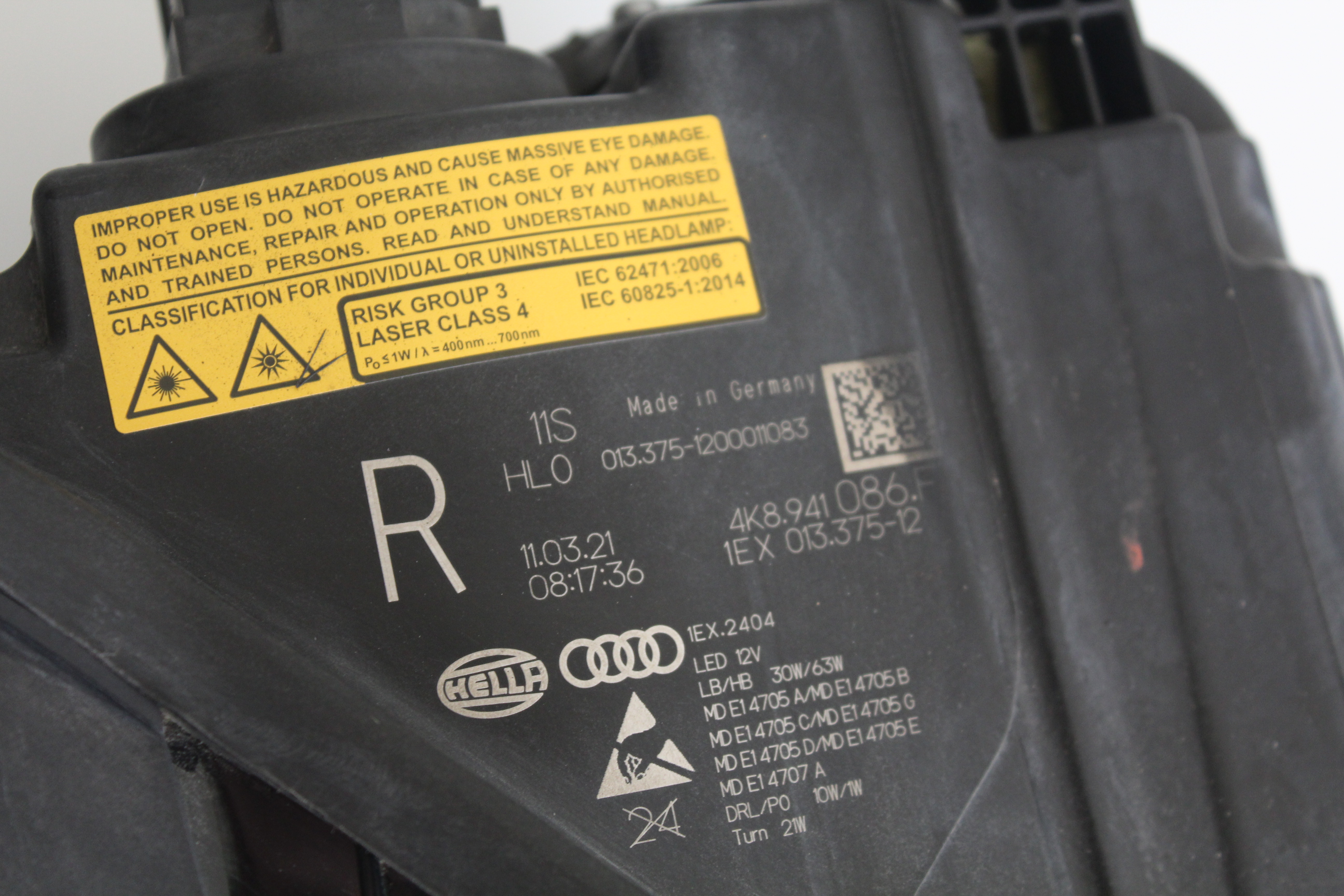 Faro Derecho Matrix Laser-LED Audi A7 / S7 / RS7 (4KA) (2018–2024)