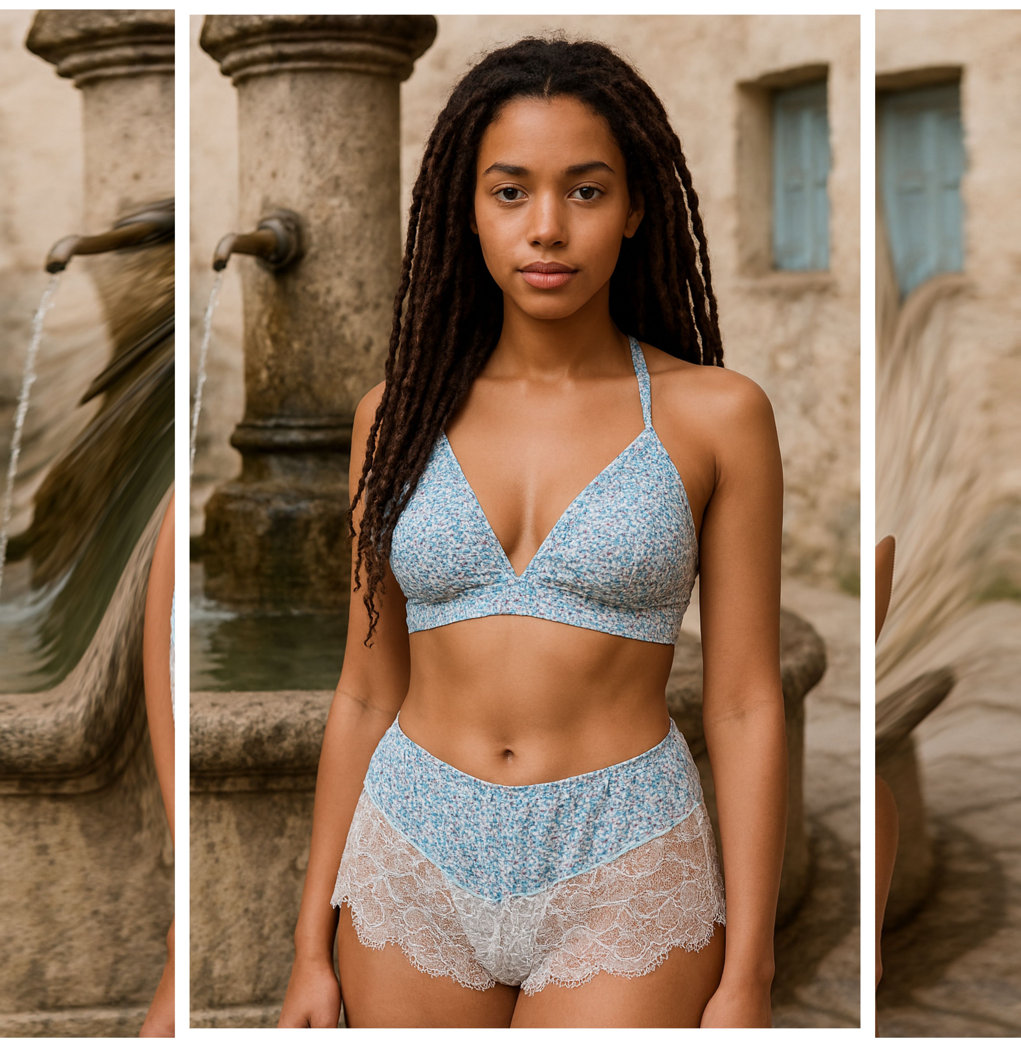 PATRON COUTURE FACILE ENSEMBLE LINGERIE FEMME, TAILLE 36 à 50, MATIERES NON EXTENSIBLES