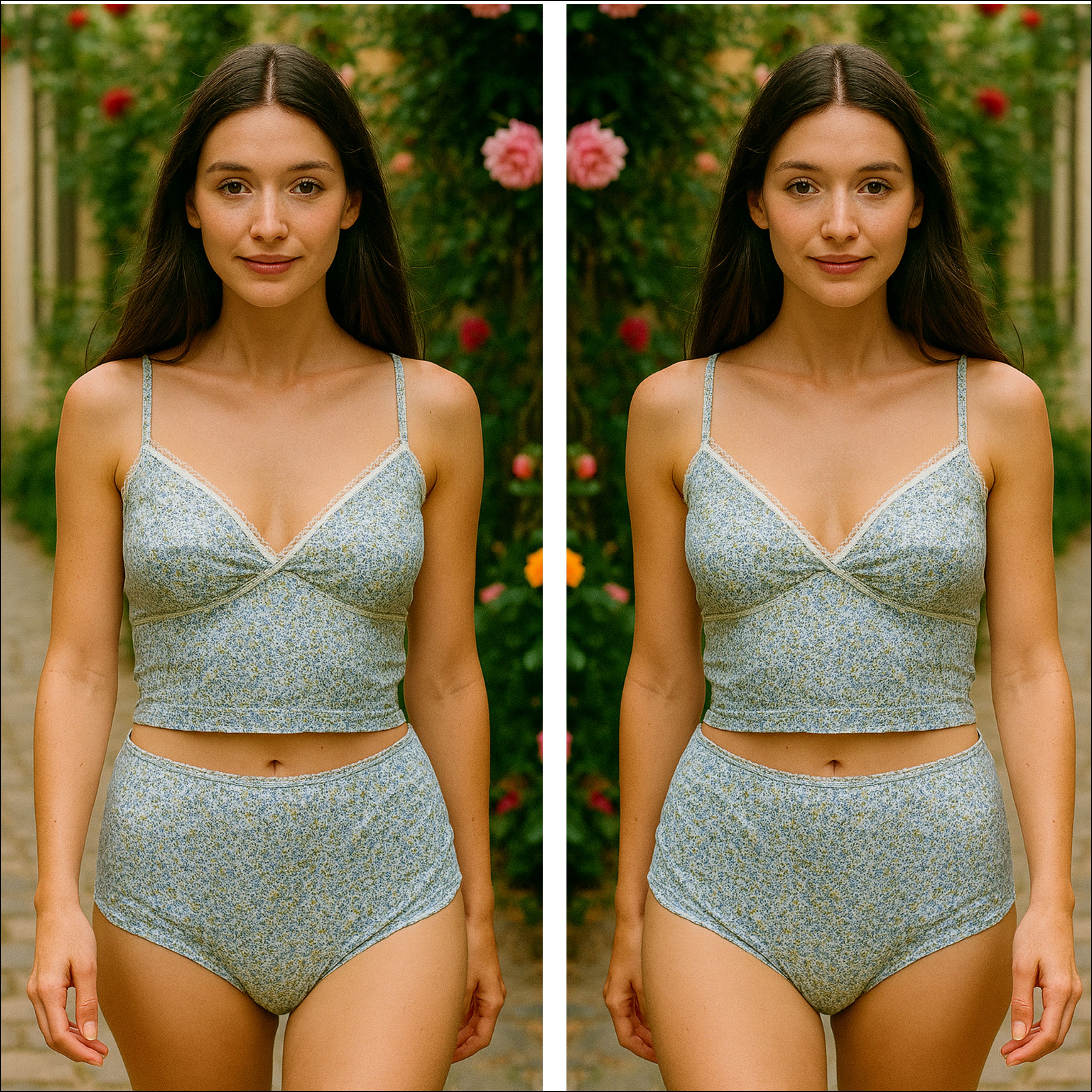 PATRON ENSEMBLE LINGERIE DEUX PIECES FEMME DIY / TAILLE 36 A 50