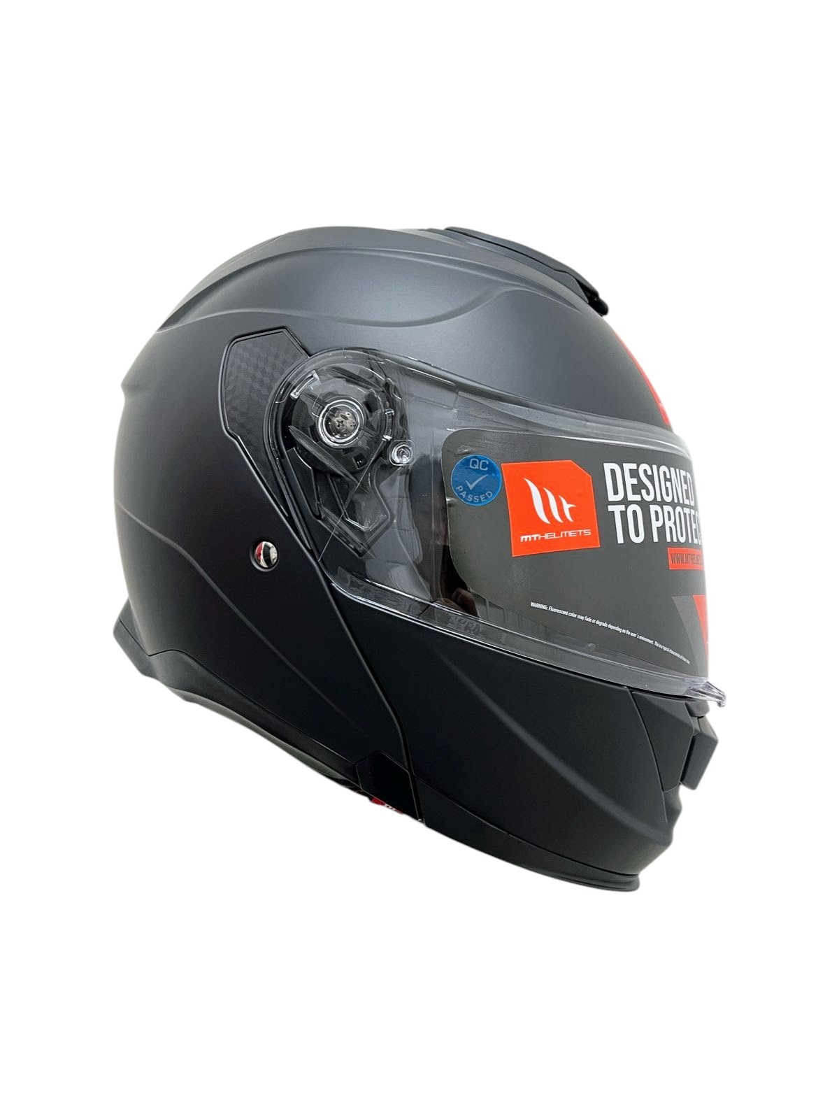 Casco Mt Helmets Exodus Abatible Ece22.06 Y Dot Negro Mate
