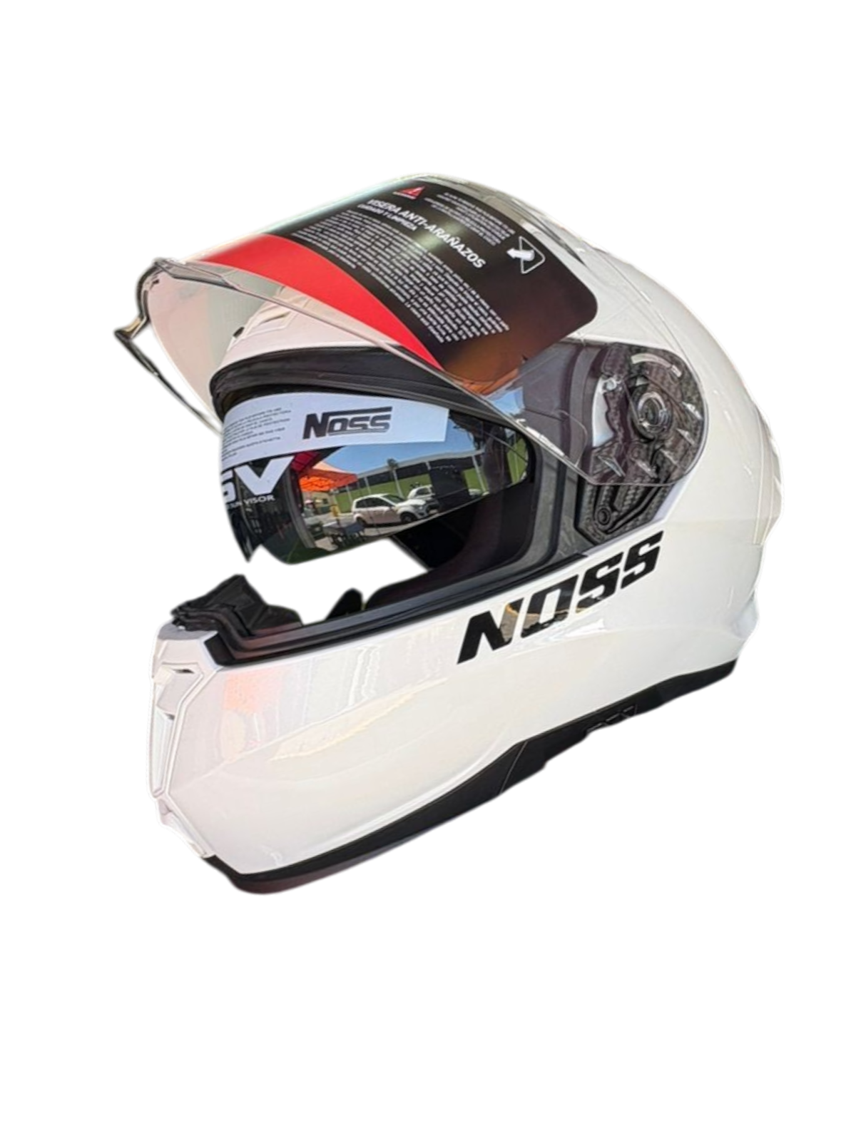 CASCO NOSS 888 BLANCO PERLADO