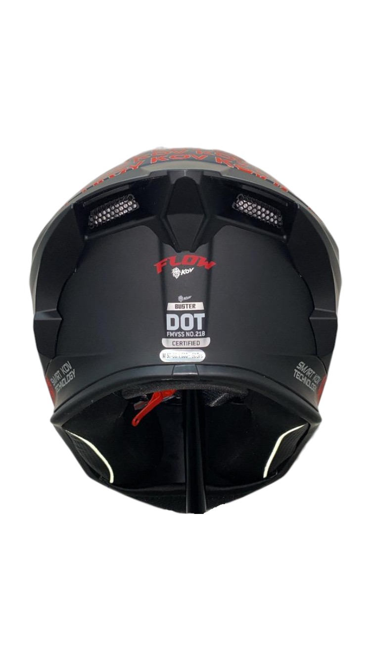 CASCO KOV BUSTER FLOW ROJO 