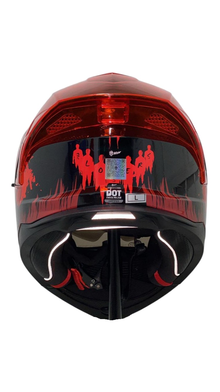 CASCO WB STARK IT ROJO KOV