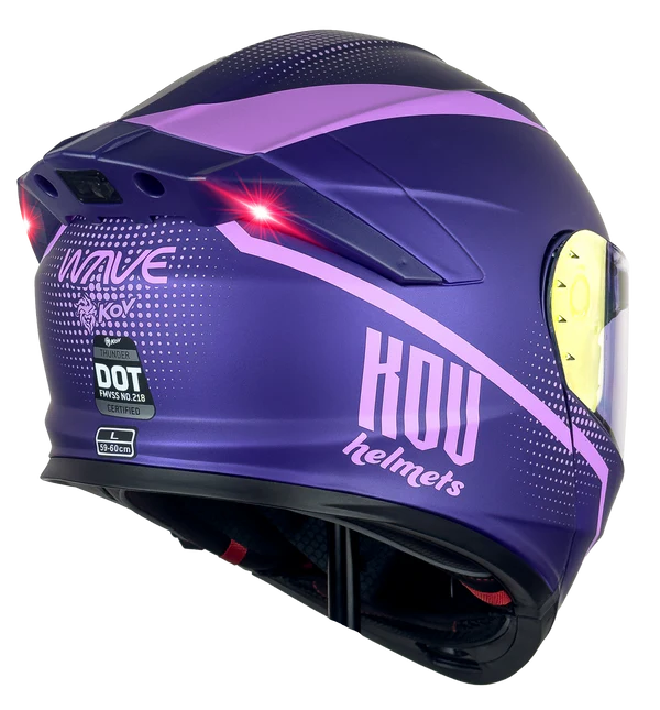 CASCO KOV  THUNDER WAVES MORADO 