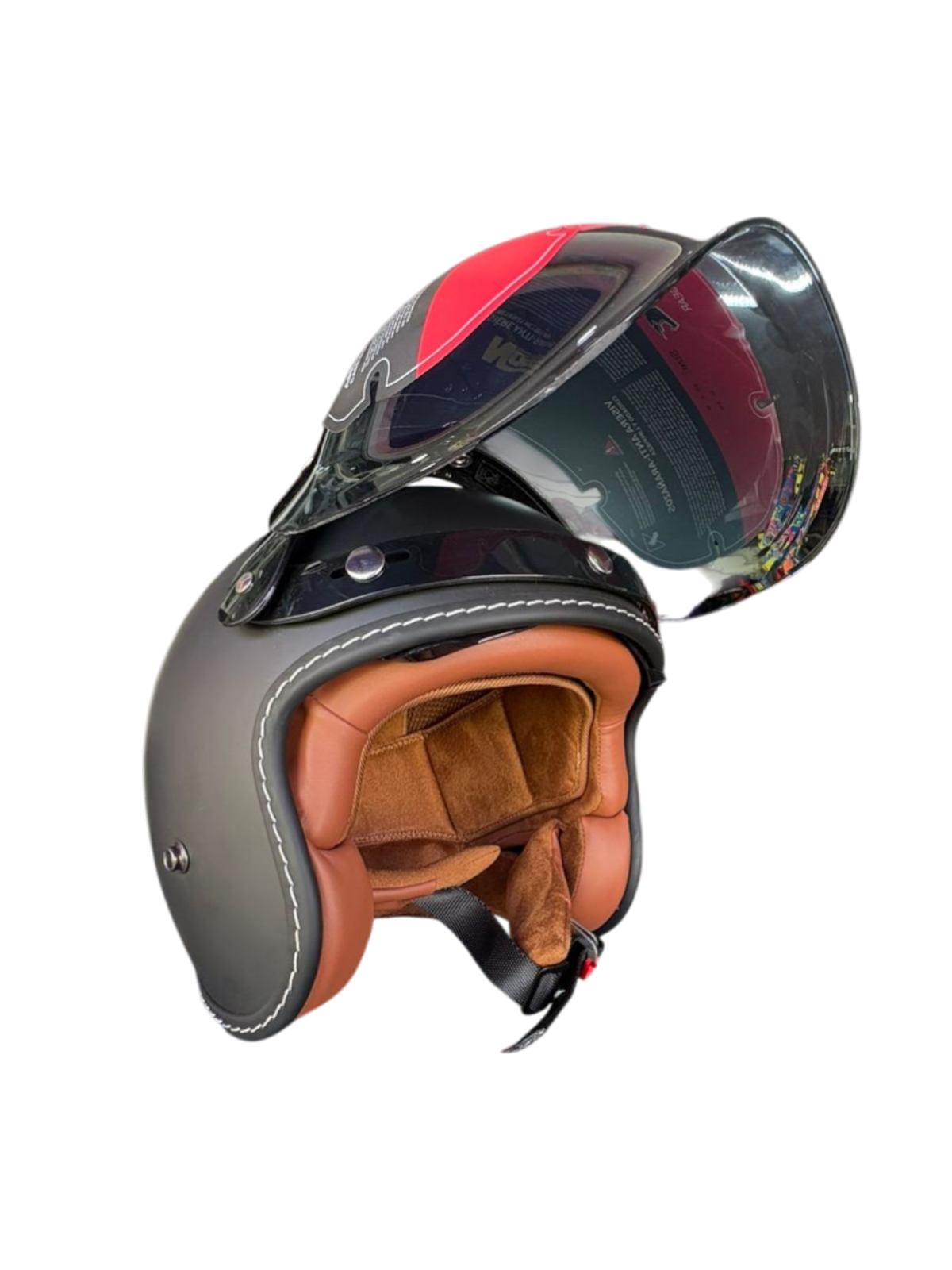 CASCO NOSS 639 NEGRO MATE 