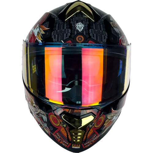 CASCO THUNDER QUETZALCÓATL ROJO