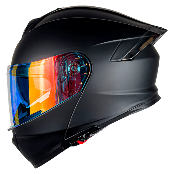 CASCO THUNDER LED NEGRO MATE