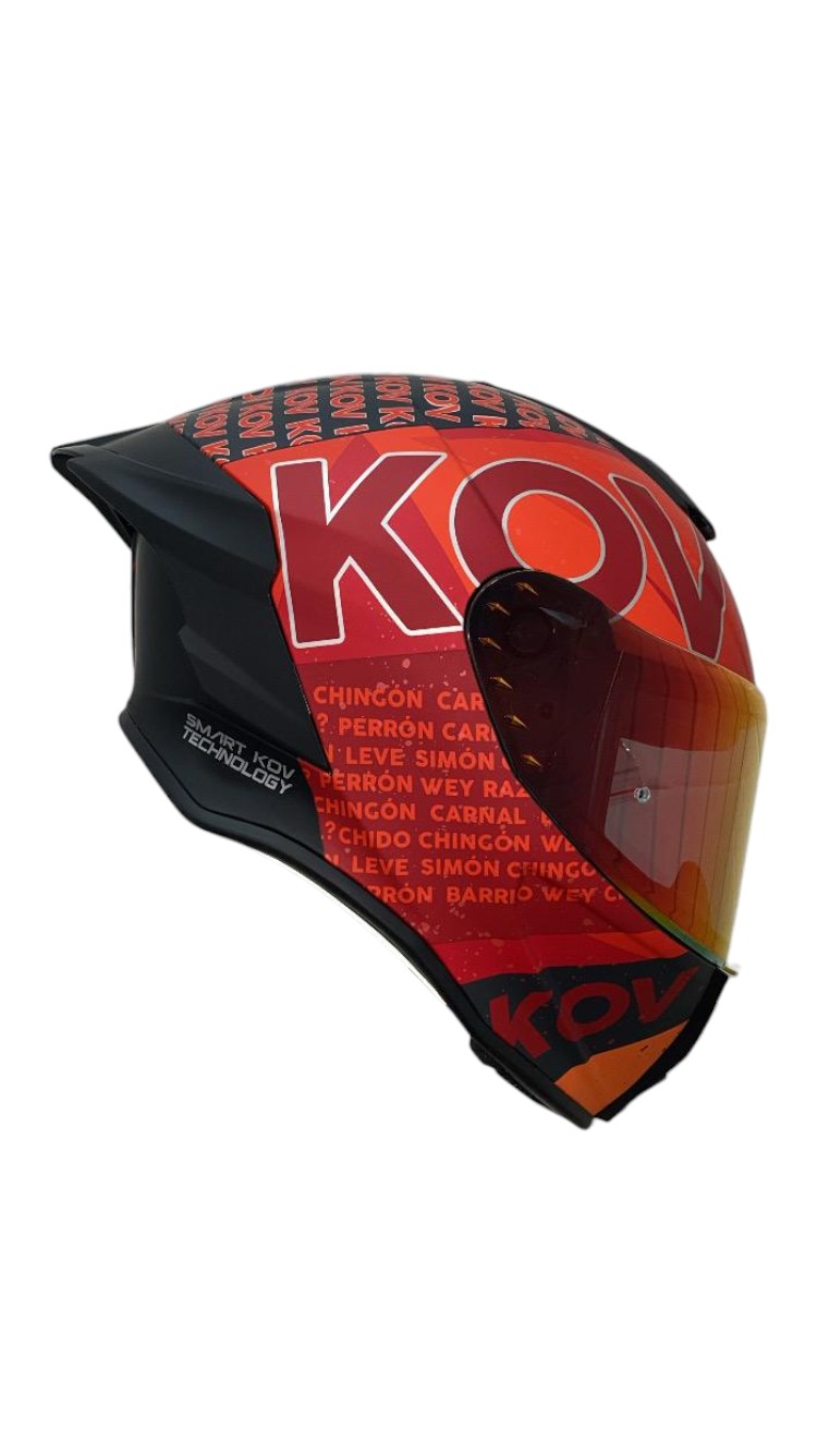 CASCO KOV BUSTER FLOW ROJO 