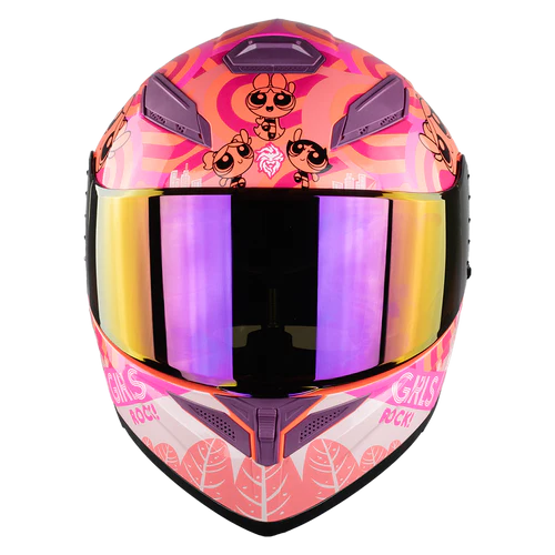 CASCO STARK CHICAS SUPERPODEROSAS ROCK GIRL ROSA
