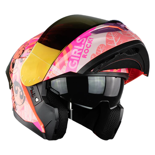 CASCO STARK CHICAS SUPERPODEROSAS ROCK GIRL ROSA