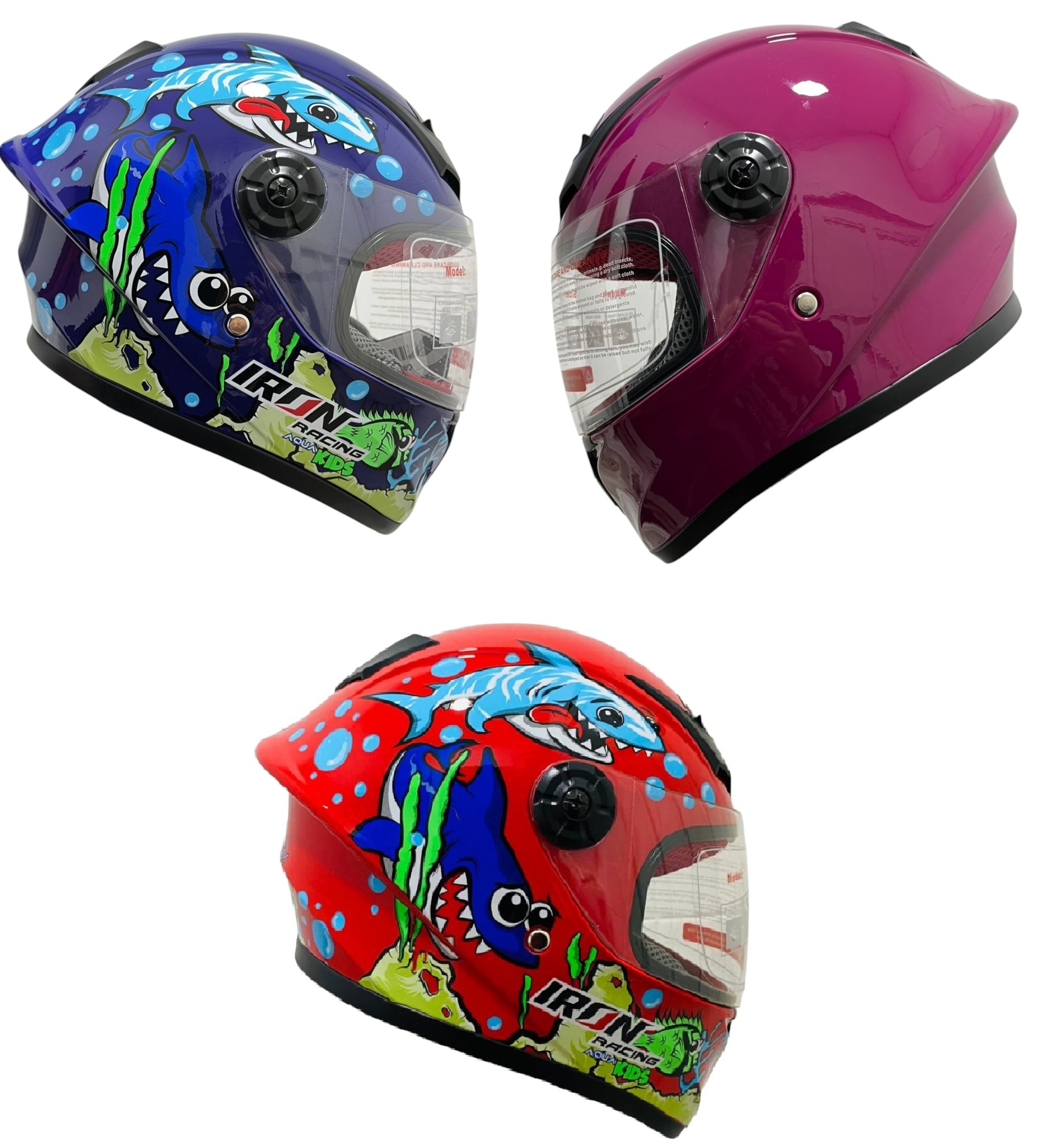 Casco integral infantil certificación DOT